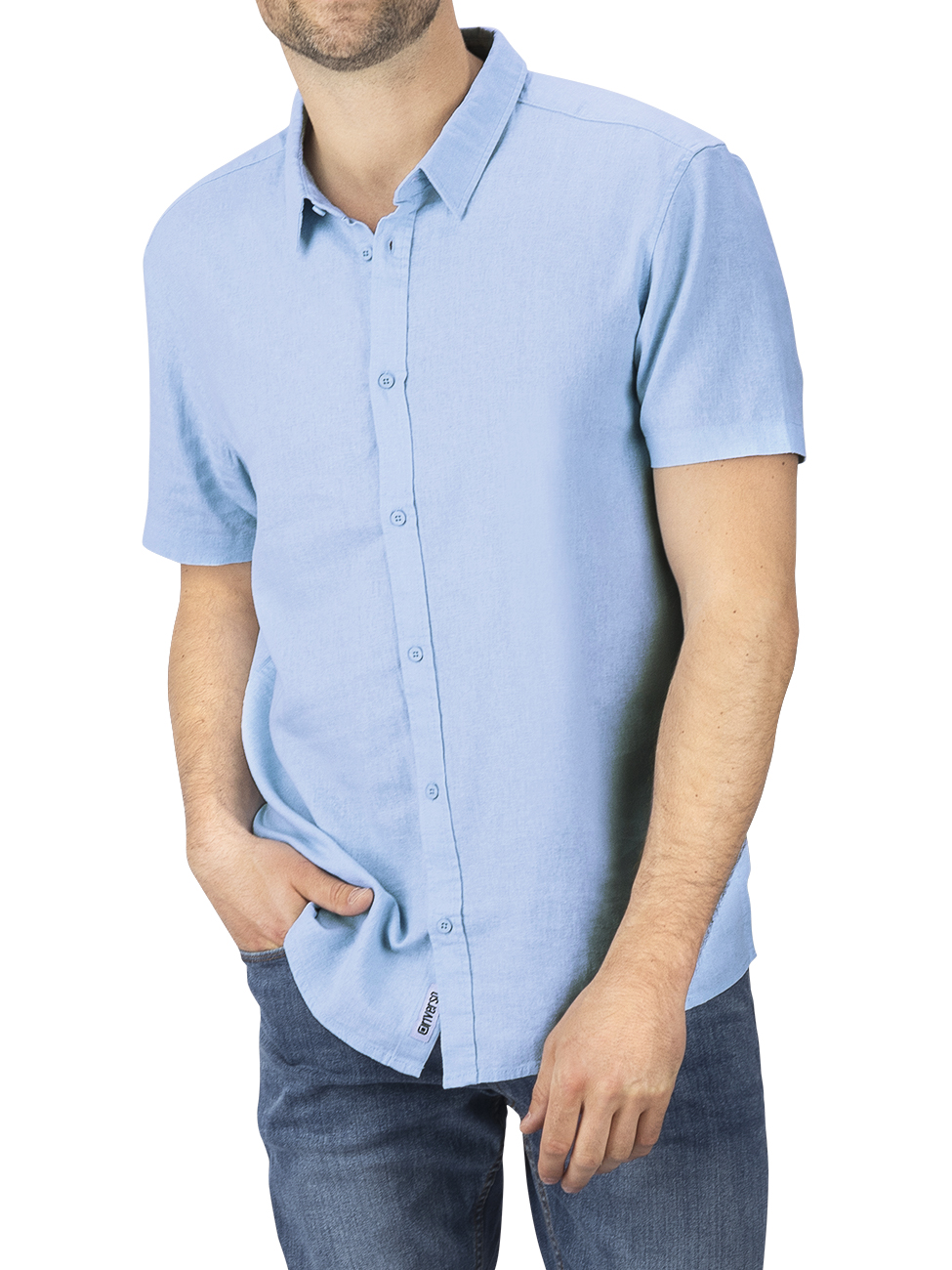 riverso Leinenhemd Herren RIVCarlo Regular Fit