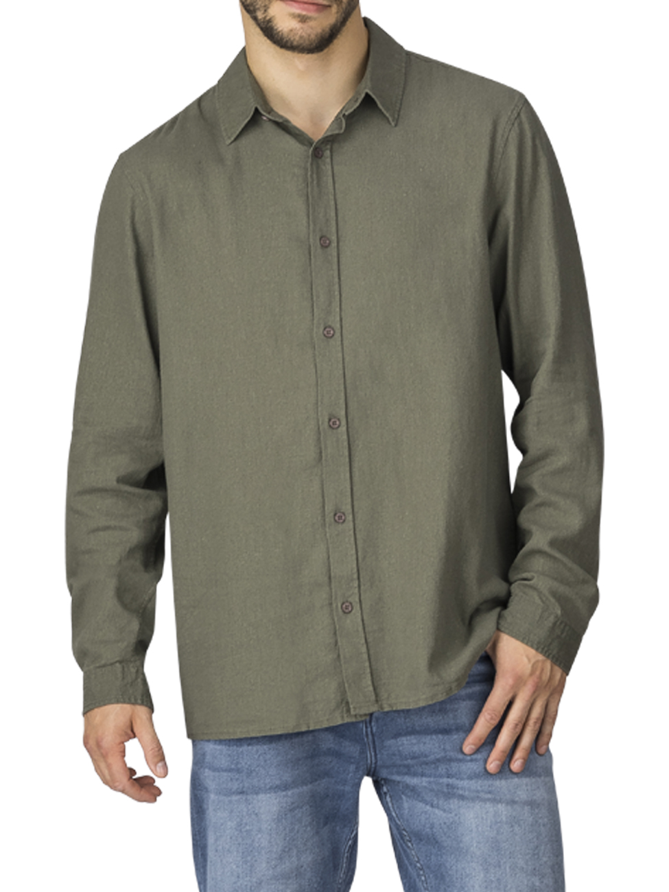 riverso Leinenhemd Herren Regular Fit RIVFabio