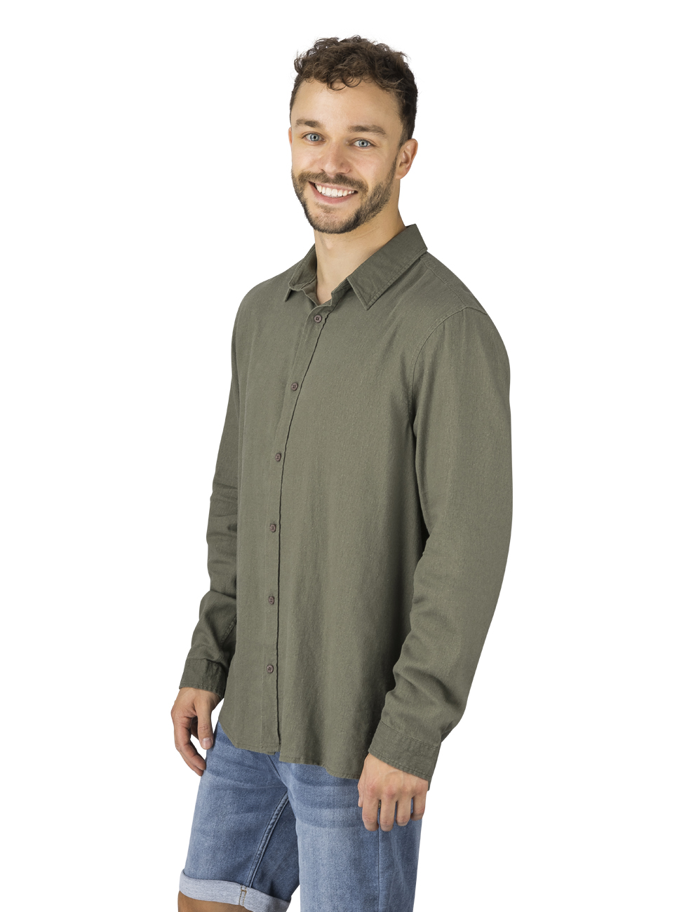 riverso Leinenhemd Herren Regular Fit RIVFabio