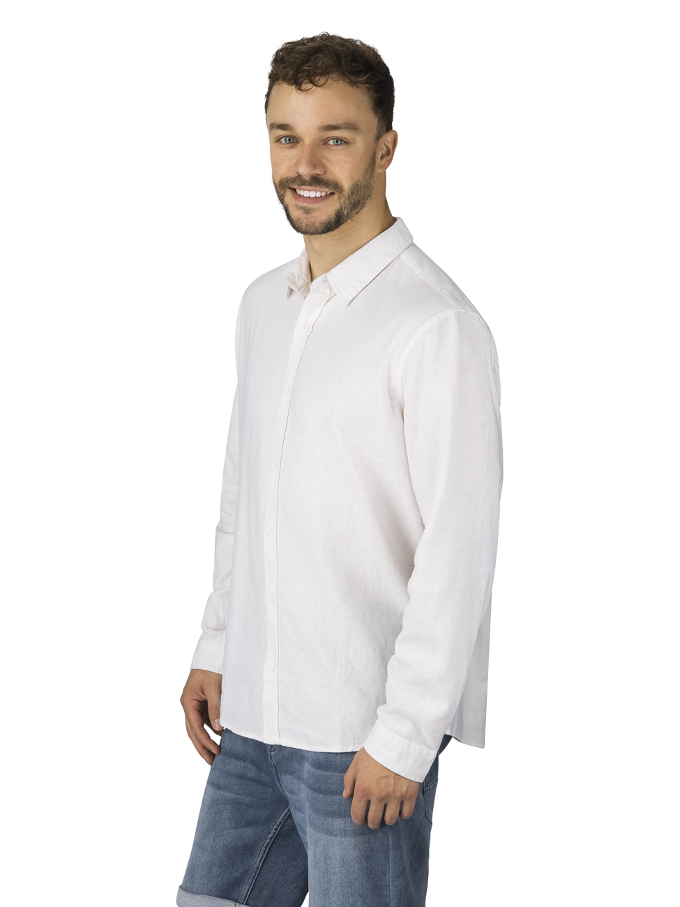 riverso Leinenhemd Herren Regular Fit RIVFabio