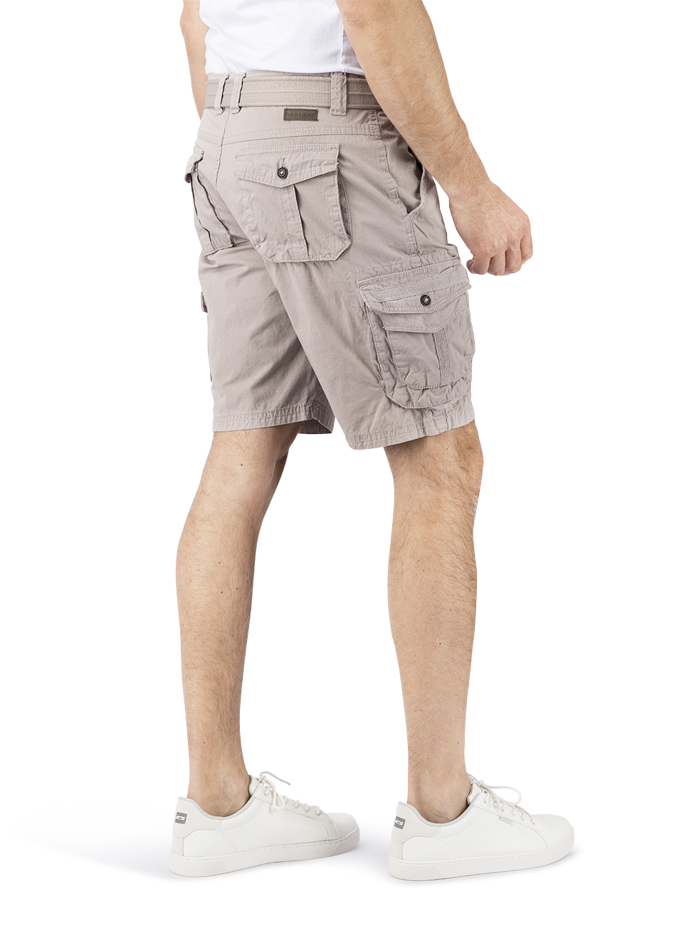 DENIMFY Cargo Shorts Herren mit Gürtel Regular Fit DFUlli