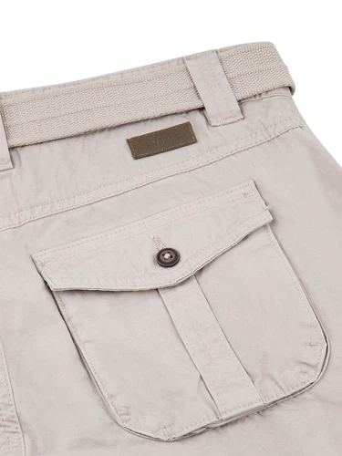DENIMFY Cargo Shorts Herren mit Gürtel Regular Fit DFUlli