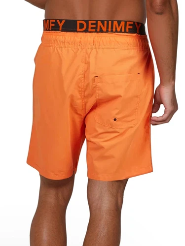 DENIMFY Badehose Herren Lang Badeshorts Doppelter Bund DFNeo