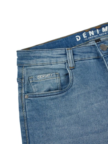 DENIMFY Jeans Shorts Herren Stretch Kurz Regular Fit DFAri