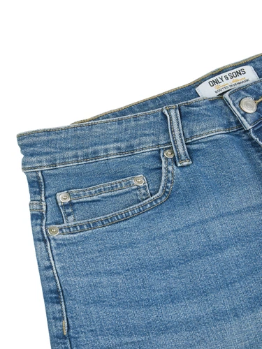 Only & Sons Jeans Shorts Herren ONSPLY Regular Fit 2er Pack