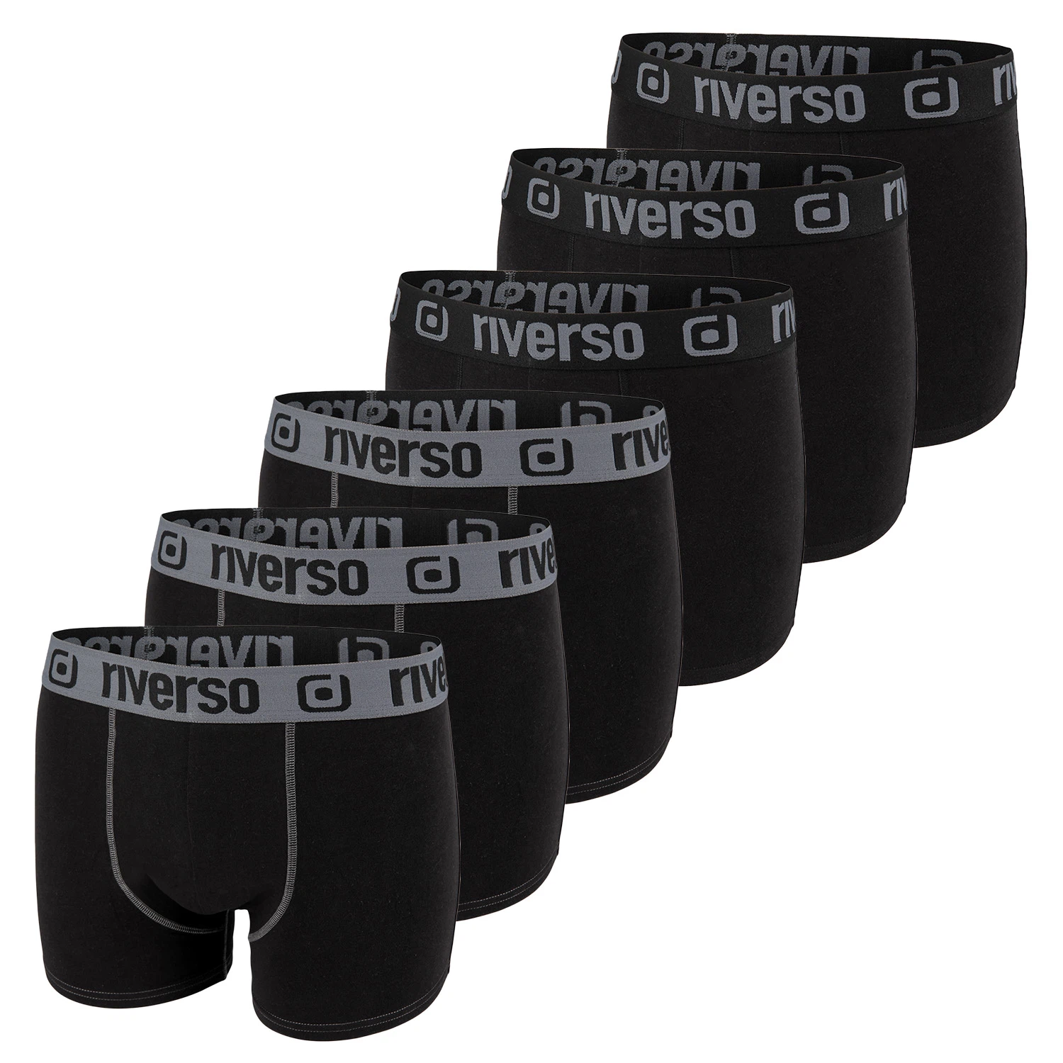 riverso Boxershorts Herren RIVOle 6er Pack
