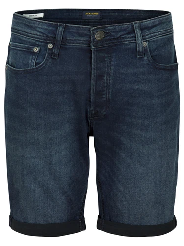 Jack & Jones Jeans Shorts Herren Stretch Kurz Regular Fit JJRICK