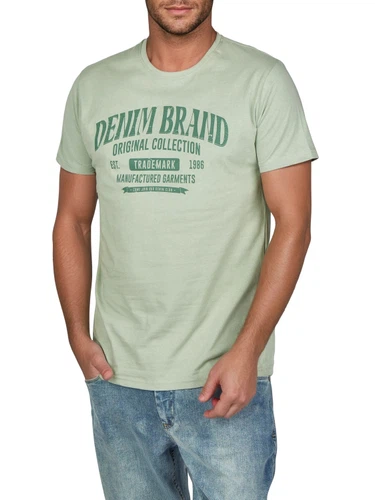 DENIMFY Tshirt Herren Baumwolle Regular Fit DFNuri 4er Pack Set