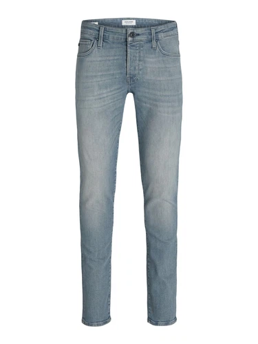 Jack & Jones Herren Jeans JJIGLENN JJICON - Low Waist - Slim Fit - Blau