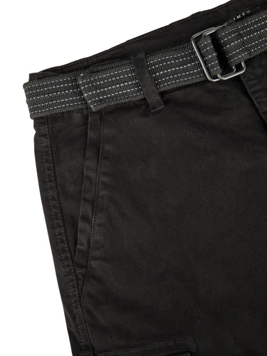 DENIMFY Cargohose Herren Stretch mit Gürtel DFLuke