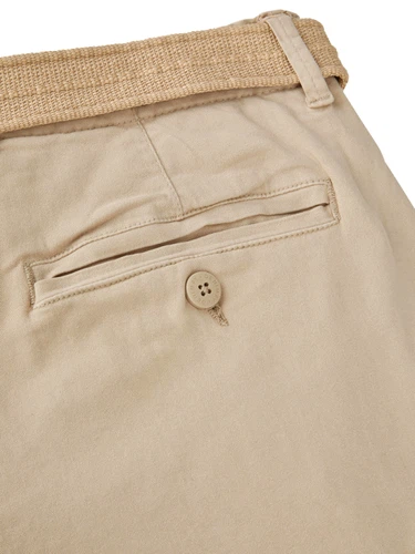 DENIMFY Cargohose Herren Stretch mit Gürtel DFLuke