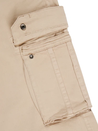 DENIMFY Cargohose Herren Stretch mit Gürtel DFLuke