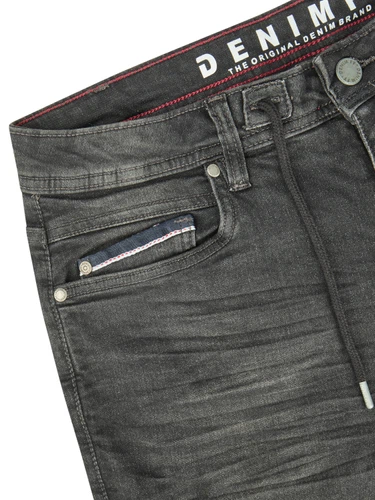 DENIMFY Sweat Jeans Herren Stretch Straight Fit DFAlvin