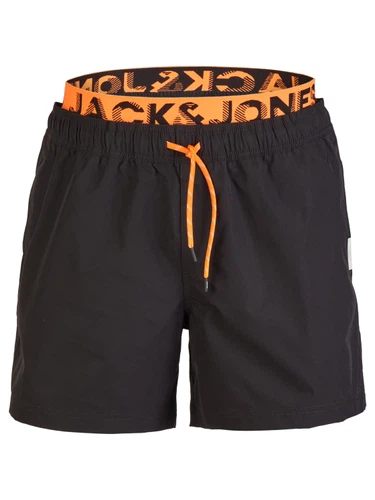 Jack & Jones Badehose Herren lang Badeshorts Doppelter Bund MAUI JJSWIM