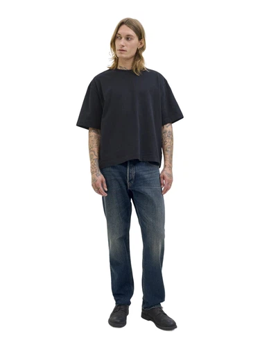 Jack & Jones Herren Jeans JJICHRIS JJORIGINAL High Waist - Relaxed Fit - Blau Beige Schwarz