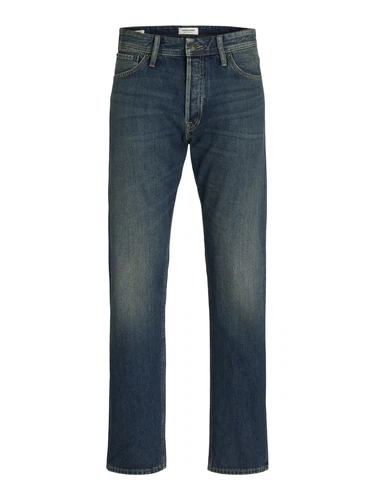 Jack & Jones Herren Jeans JJICHRIS JJORIGINAL High Waist - Relaxed Fit - Blau Beige Schwarz
