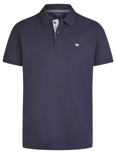Tom Tailor Poloshirt Herren Kurzarm Baumwolle Regular Fit 3er Set-Pack