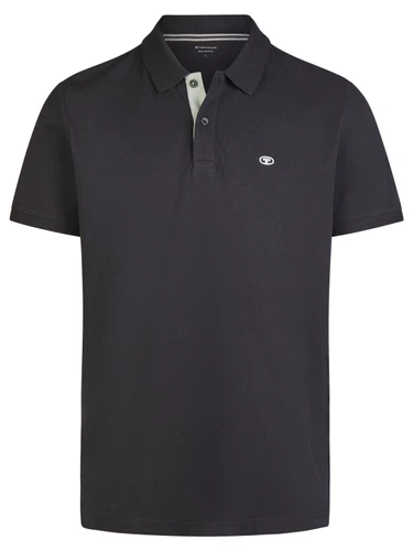 Tom Tailor Poloshirt Herren Kurzarm Baumwolle Regular Fit 3er Set-Pack