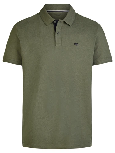 Tom Tailor Poloshirt Herren Kurzarm Baumwolle Regular Fit 3er Set-Pack