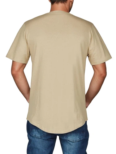 Jack & Jones Tshirt Herren lang geschnitten Set 100% Baumwolle Regular Fit JJENOA 3er Pack