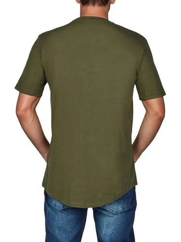 Jack & Jones Tshirt Herren lang geschnitten Set 100% Baumwolle Regular Fit JJENOA 3er Pack