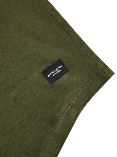 Jack & Jones Tshirt Herren lang geschnitten Set 100% Baumwolle Regular Fit JJENOA 3er Pack