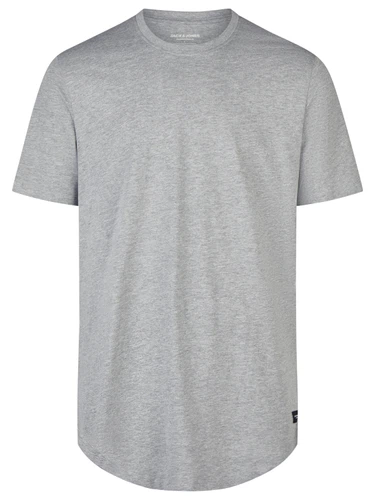 Jack & Jones Tshirt Herren lang geschnitten Set 100% Baumwolle Regular Fit JJENOA 3er Pack
