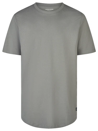 Jack & Jones Tshirt Herren lang geschnitten Set 100% Baumwolle Regular Fit JJENOA 3er Pack