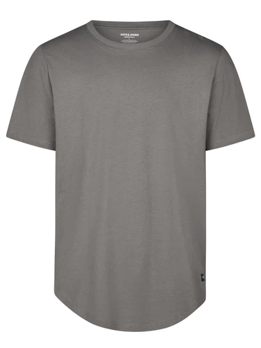 Jack & Jones Tshirt Herren lang geschnitten Set 100% Baumwolle Regular Fit JJENOA 3er Pack