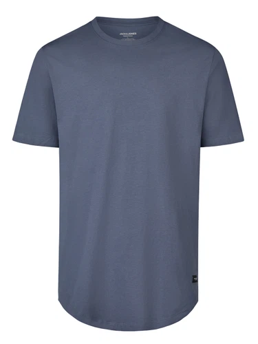 Jack & Jones Tshirt Herren lang geschnitten Set 100% Baumwolle Regular Fit JJENOA 3er Pack