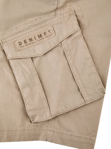 DENIMFY Cargo Shorts Herren mit Gürtel Regular Fit DFPhil