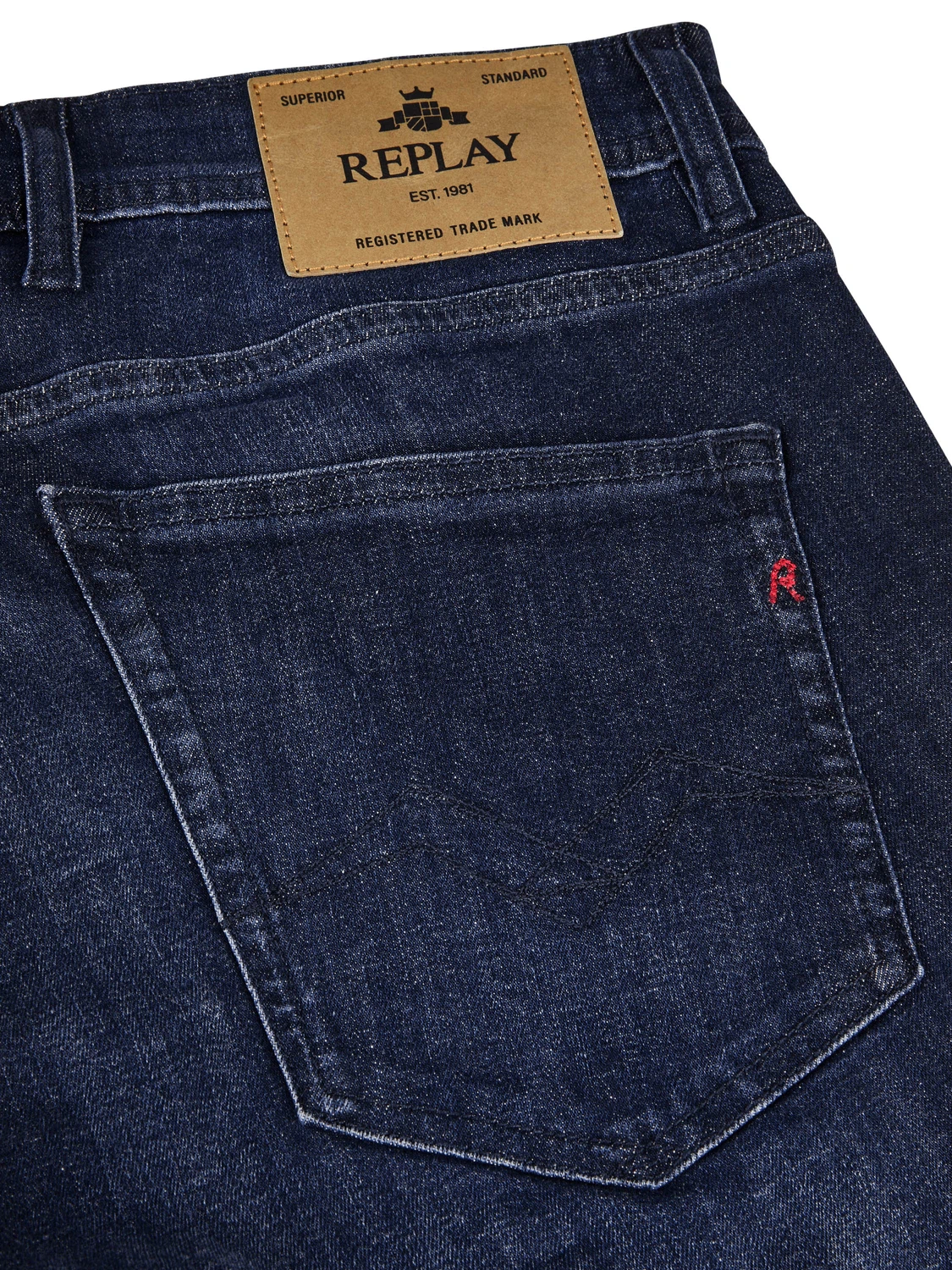 Replay Jeans Herren Stretch Straight Fit Grover