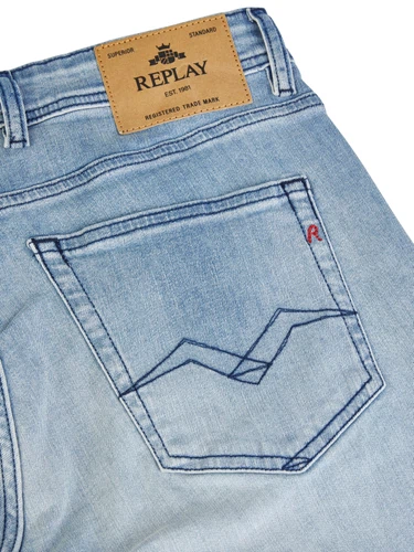 Replay Jeans Herren Stretch Straight Fit Grover