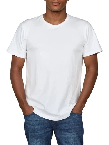 DENIMFY Tshirt Herren lang geschnitten Set 100% Baumwolle Regular Fit DFPaco 4er Pack