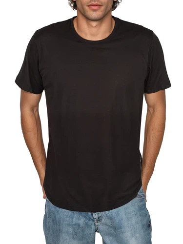 DENIMFY Tshirt Herren lang geschnitten Set 100% Baumwolle Regular Fit DFPaco 4er Pack