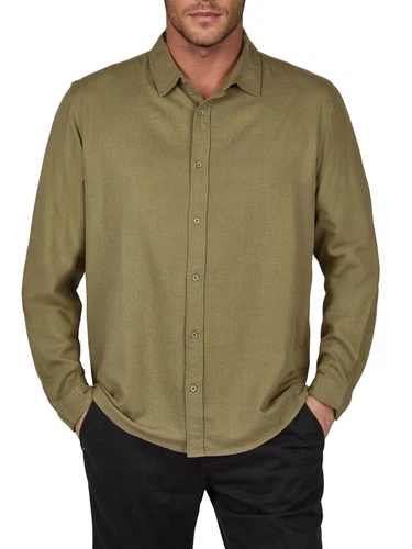 riverso Leinenhemd Herren Langarm Regular Fit RIVFabrizio