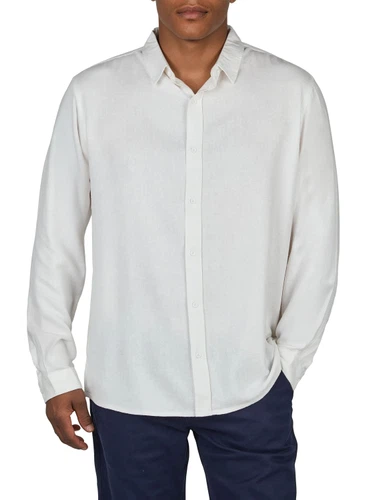 riverso Leinenhemd Herren Langarm Regular Fit RIVFabrizio