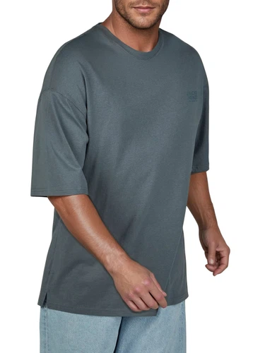 Jack & Jones Tshirt Herren Oversize Fit JJECHARGE 3er Set Pack