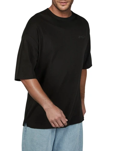 Jack & Jones Tshirt Herren Oversize Fit JJECHARGE 3er Set Pack