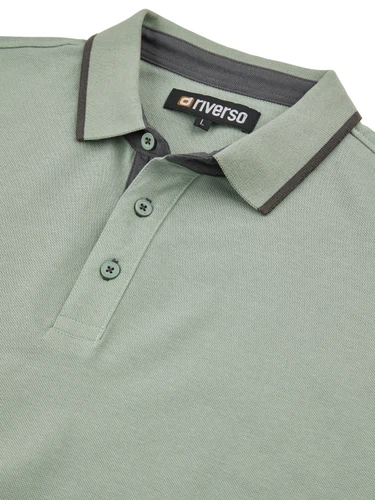 riverso Poloshirt Herren Kurzarm 3er Pack RIVLeano Regular Fit