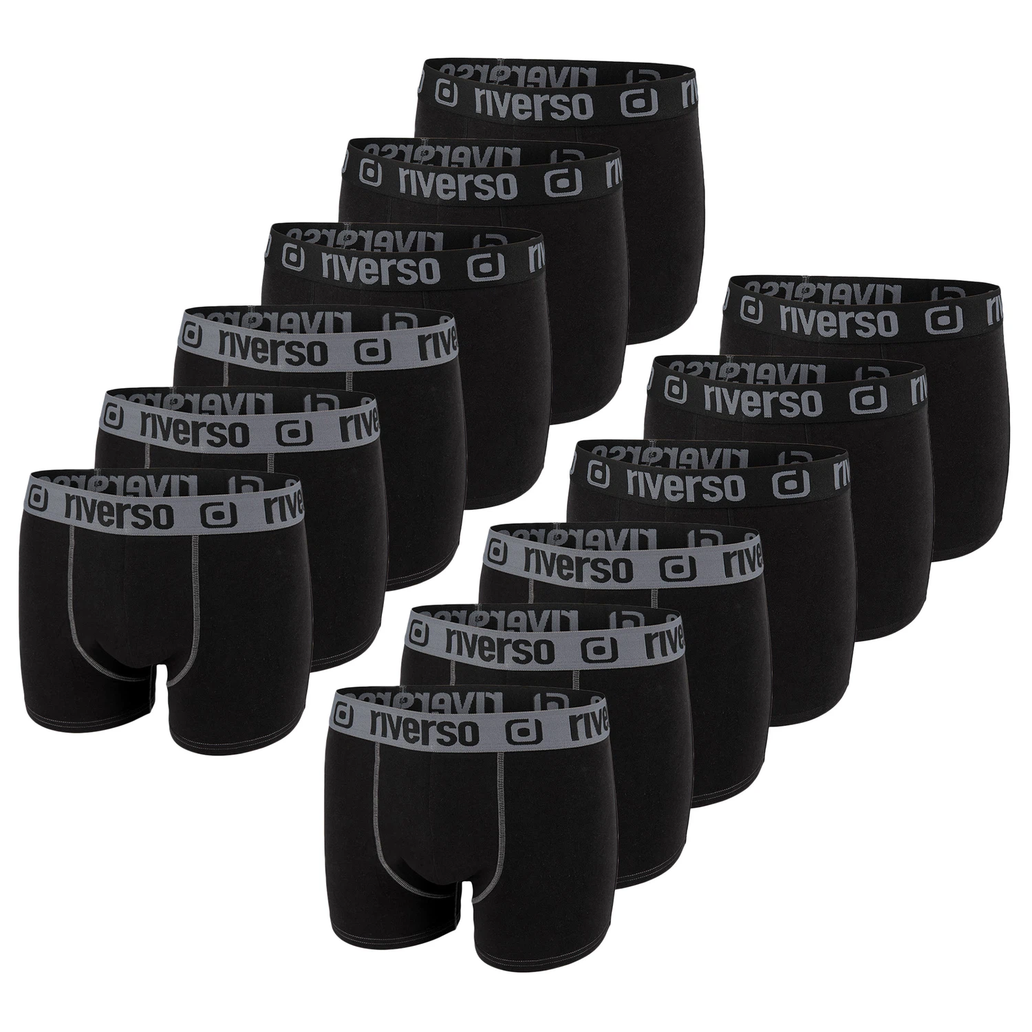 riverso Boxershorts Herren 12er Pack RIVOle
