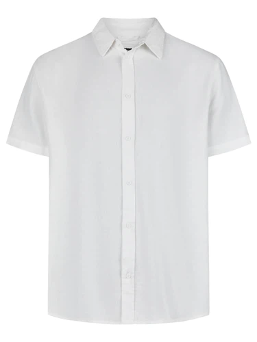 riverso Leinenhemd Herren Kurzarm Regular Fit RIVEmilio