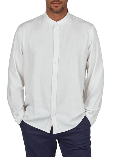 DENIMFY Leinenhemd Herren Langarm Regular Fit DFJesper