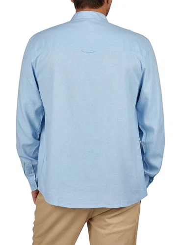 DENIMFY Leinenhemd Herren Langarm Regular Fit DFJesper