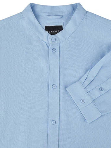 DENIMFY Leinenhemd Herren Langarm Regular Fit DFJesper