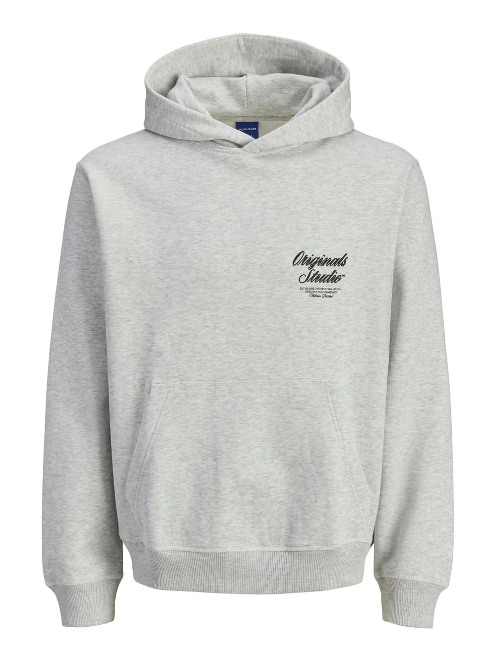 Jack & Jones Herren Hoodie Kapuzenpullover JORNORREBRO TYPO BACK SWEAT HOOD - Relaxed Fit