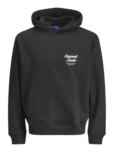 Jack & Jones Herren Hoodie Kapuzenpullover JORNORREBRO TYPO BACK SWEAT HOOD - Relaxed Fit