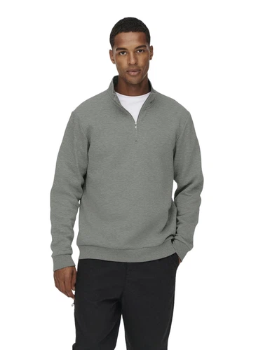 Only & Sons Herren Pullover ONSCERES HALF ZIP SWEAT - Regular Fit
