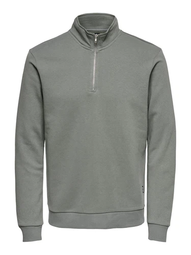 Only & Sons Herren Pullover ONSCERES HALF ZIP SWEAT - Regular Fit