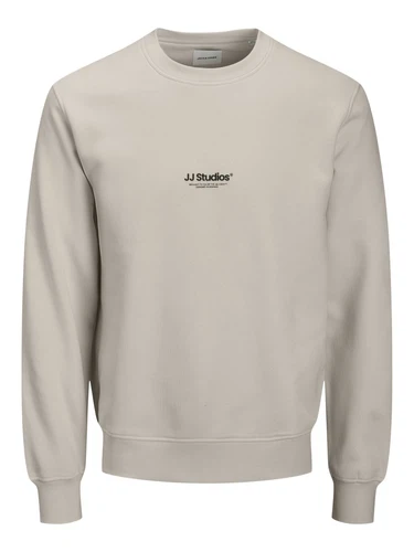 Jack & Jones Herren Sweatshirt JJESOHO SWEAT CREW NECK - Relaxed Fit